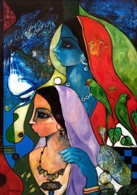 Abrar Ahmed, 24 x 36 Inch, Oil on Canvas, Figurative Painting, AC-AA-621